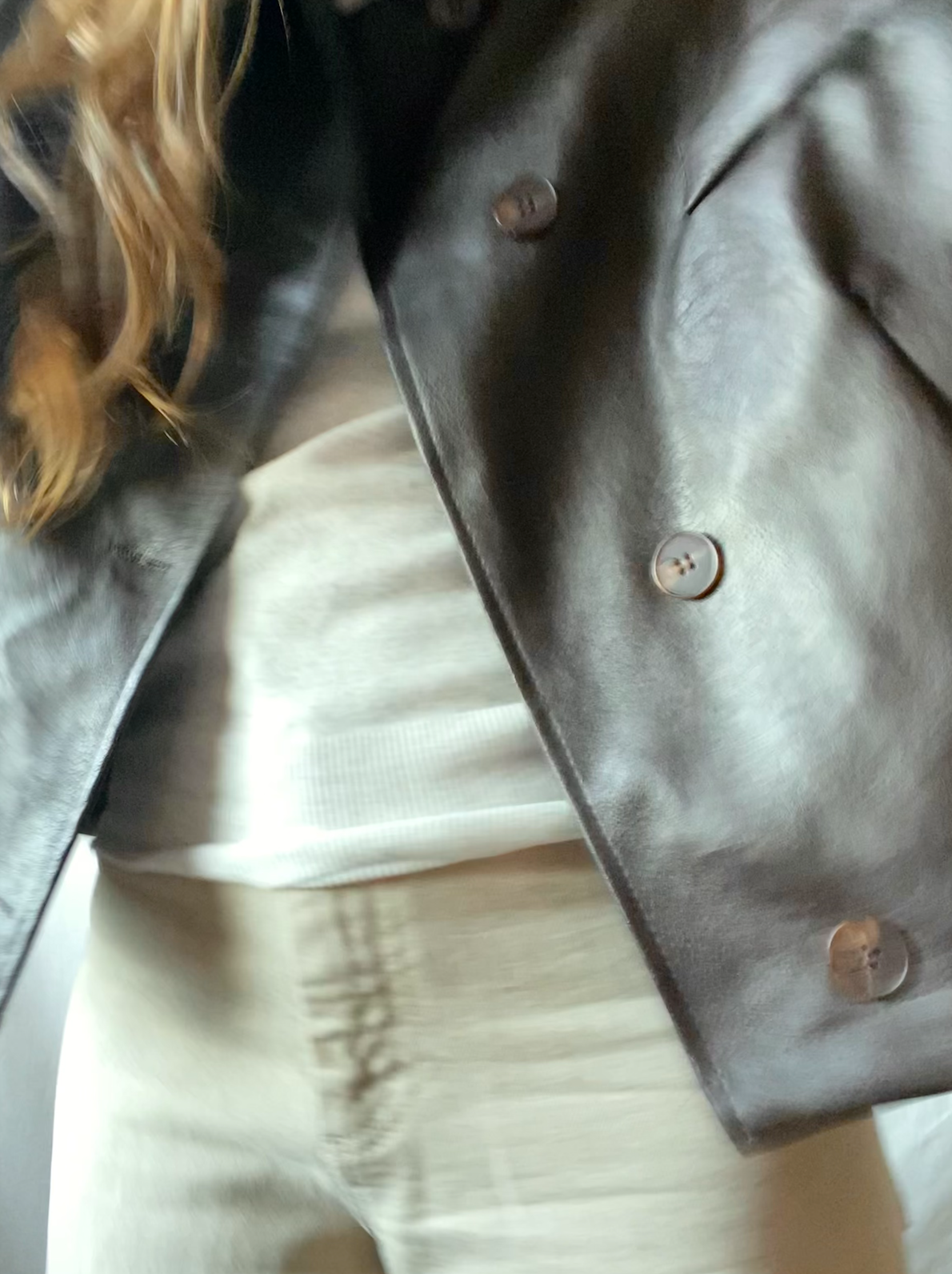 80s Faux Leather Jacket