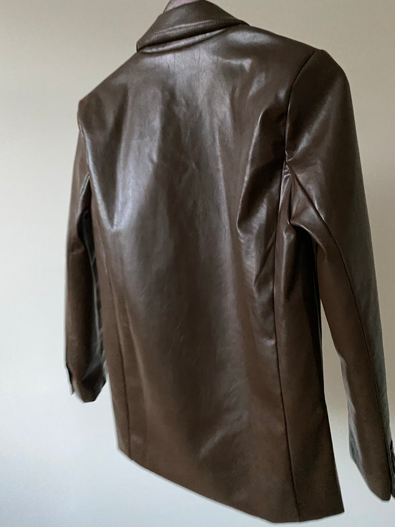 70s faux leather jacket