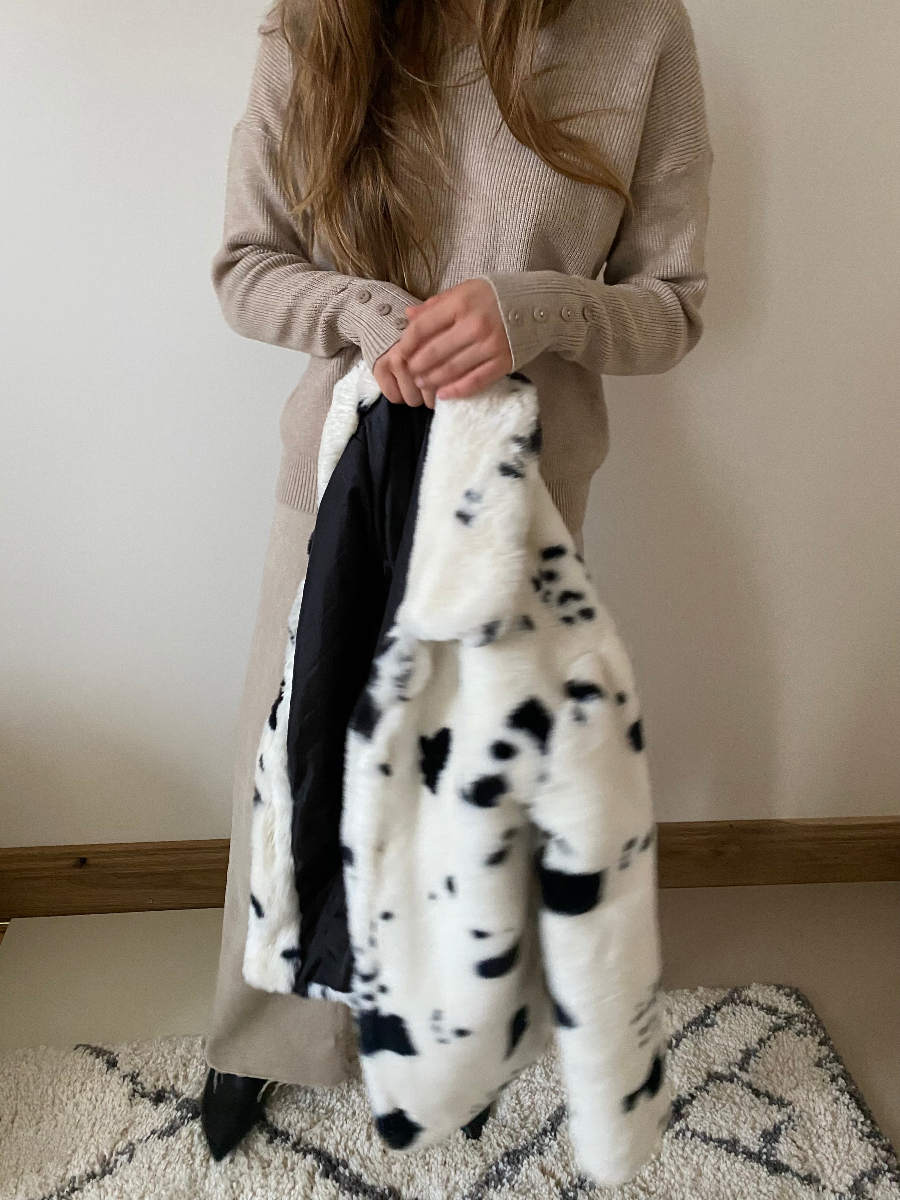 Artist’s Faux Fur Coat