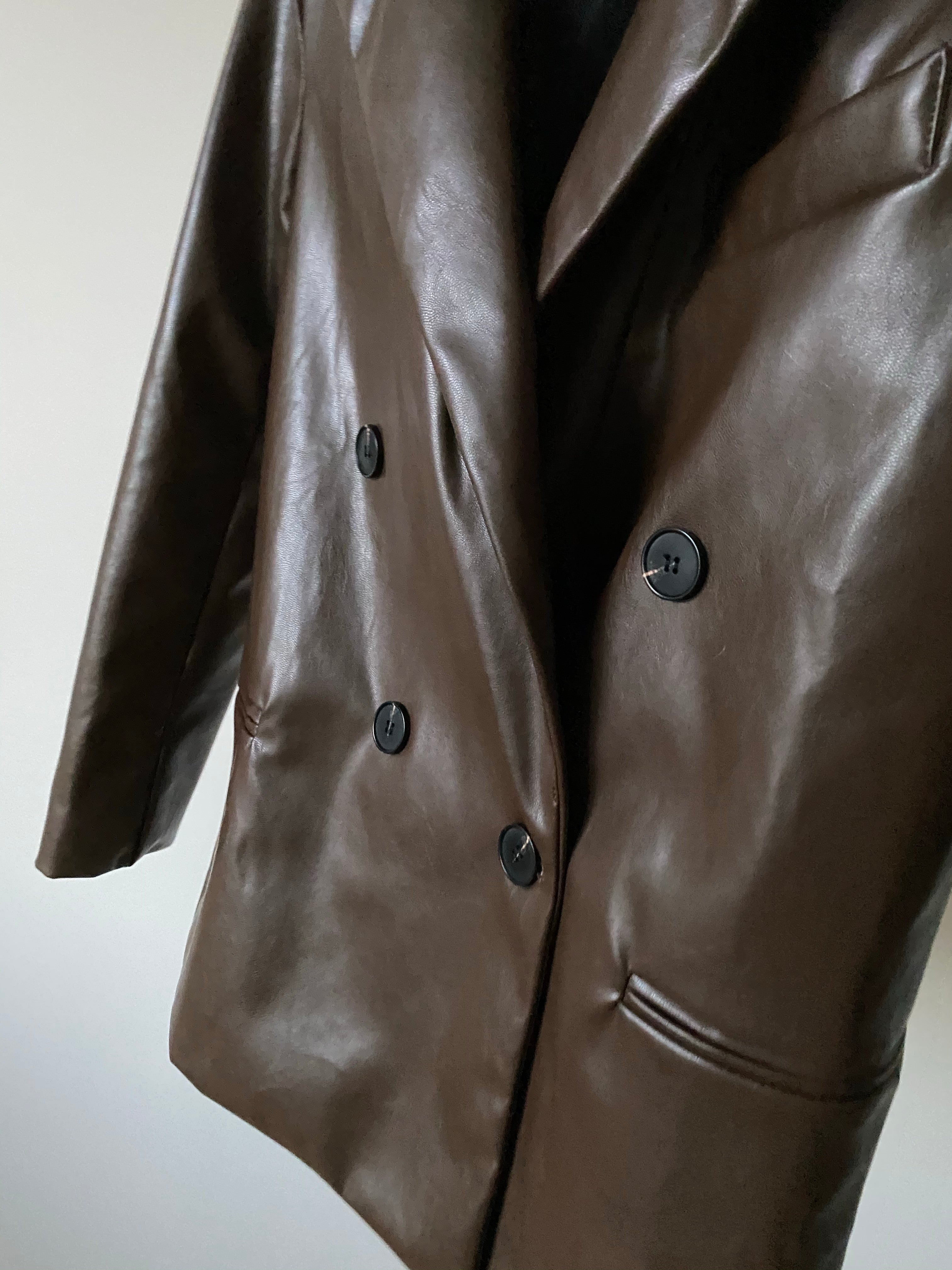 70s faux leather jacket